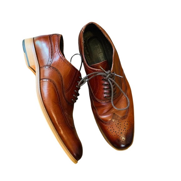 Stacy Adams 8.5 Mens Lace Up Oxford Dress Shoes - Picture 2 of 10